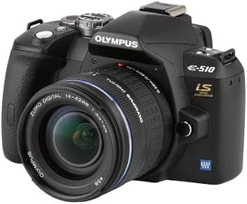 Olympus Evolt E510 Digital Cameras Black New w/ 14-42mm Kit