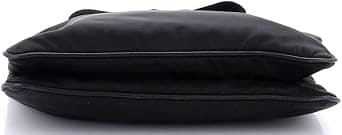Prada Double Shoulder Bag Women's bags Small Black Nylon And Saffiano Leather New