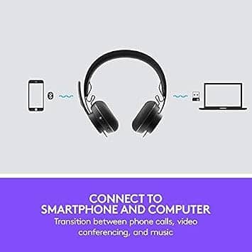 Logitech Zone Wireless Headphones & Earbuds Gray New