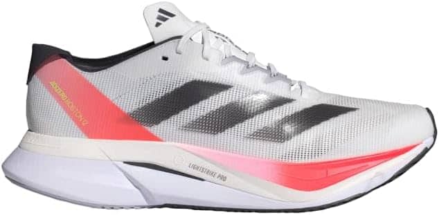 Adidas Adizero Boston 12 Sneaker White 9.5 New