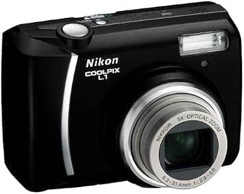 Nikon COOLPIX L1 Digital Cameras Black New Body Only
