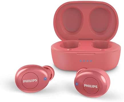 Philips T2205 Headphones & Earbuds Red New