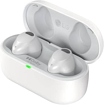 LG TONE-T80S.AUSALWH Headphones & Earbuds White New