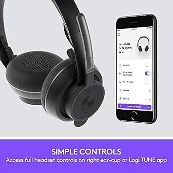 Logitech Zone Wireless Headphones & Earbuds Gray New