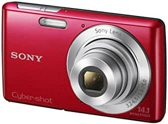 Sony Cyber-shot DSC-W620 Digital Cameras Red Used - Very Good Body Only