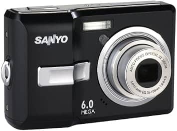 SANYO s650 Digital Cameras Black New Body Only
