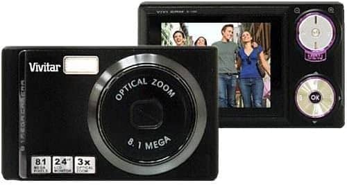 Vivitar 8225 Digital Cameras Black New Body Only