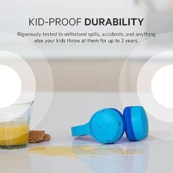 Belkin SoundForm Mini Headphones & Earbuds Blue New