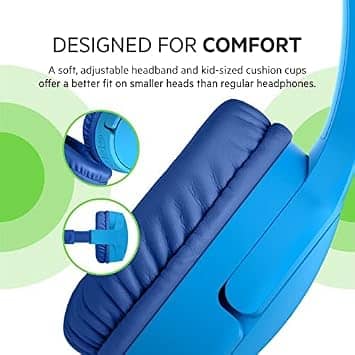 Belkin SoundForm Mini Headphones & Earbuds Blue New