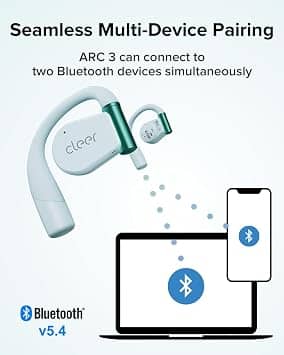 Cleer ARC 3 Headphones & Earbuds Blue New