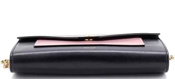 Celine Envelope Shoulder Bag Women's bags Small Black Leather New