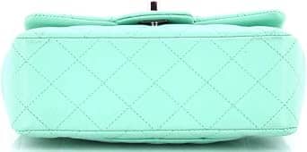 Chanel Single Flap Shoulder Bag Women's bags Mini Pink Lambskin Silver New