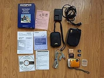Olympus Stylus 850 SW Digital Cameras Orange New Body Only