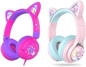 iClever HS14 Headphones & Earbuds Pink New