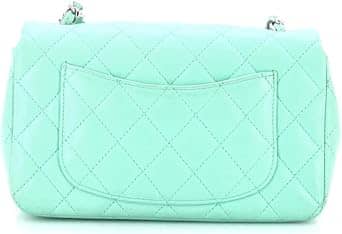 Chanel Single Flap Shoulder Bag Women's bags Mini Pink Lambskin Silver New