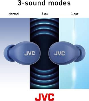 JVC GUMY Mini Headphones & Earbuds Black New