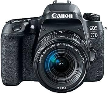 Canon EOS 77D Digital Cameras Black New Body Only