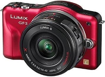 Panasonic LUMIX DMC GF3X Digital Cameras Red New w/ 14-42mm Kit