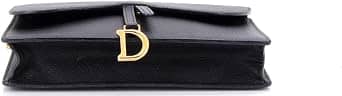 Dior Saddle Clutch Women's bags Unspecified Leather Black New
