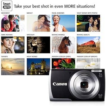 Canon PowerShot A2600 Digital Cameras Black New Body Only