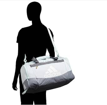 Adidas Defender Duffel Women's bags Grey Small New Polyester Unspecified