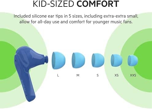 Belkin SOUNDFORM NANO Headphones & Earbuds Blue New