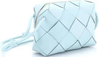 Bottega Veneta Cassette Crossbody Women's bags Unspecified Pale Blue Maxi Intrecciato Mini New