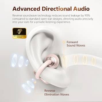 QCY Crossky C50 Headphones & Earbuds Gray New