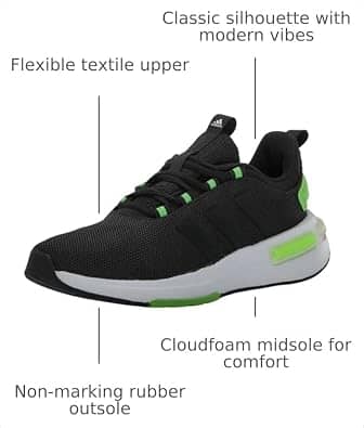 Adidas Racer TR23 Sneaker Black Full Size Run New
