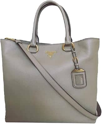 Prada Double Tote Women's bags Small Red Saffiano Leather New