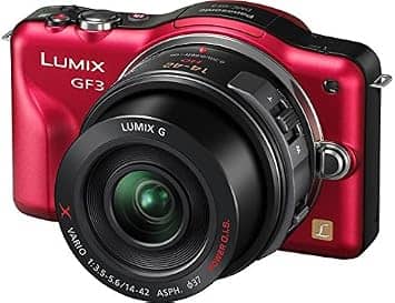 Panasonic LUMIX DMC GF3X Digital Cameras Red New w/ 14-42mm Kit