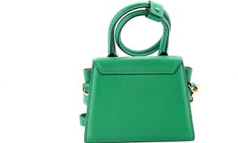 Jacquemus Le Chiquito Noeud Top Handle Women's bags Green Leather New