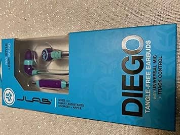 JLab Diego Headphones & Earbuds Purple New