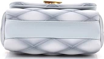 Louis Vuitton GO-14 Top Handle Women's bags PM Blue Malletage Patent Leather New