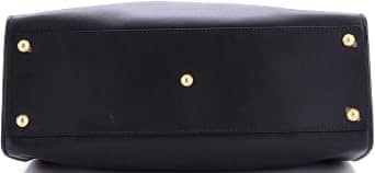Fendi Peekaboo Tote Women's bags Small Black Leather New