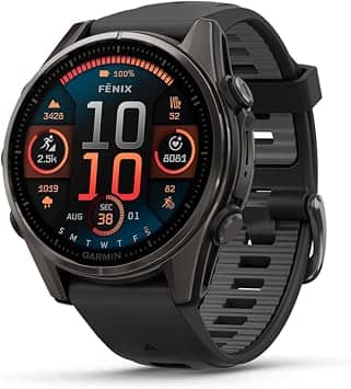 Garmin fēnix 8 – 43 mm Smartwatches Silver/Whitestone 43mm New