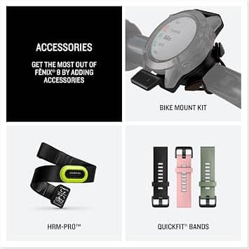 Garmin fēnix 8 – 51 mm, Solar Smartwatches Graphite 51mm New