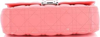 Dior Miss Dior Top Handle Women's bags Medium Powder Pink Lambskin Silver New