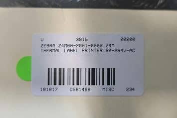 Zebra Z4M00 2001 0 Printers Refurbished - Good