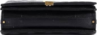 Saint Laurent Becky Shoulder Bag Women's bags Small Black Quilted Leather New