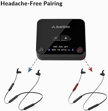 Avantree HT41866 Headphones & Earbuds Black New