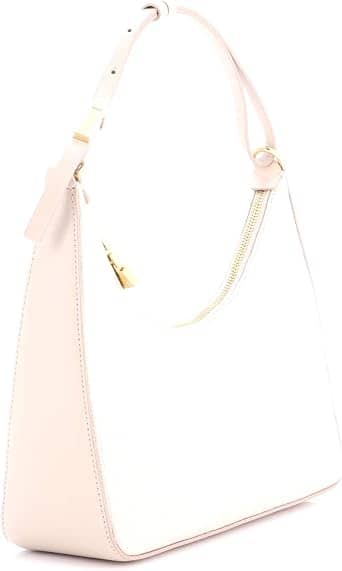 Givenchy Moon Cut Out Shoulder Bag Women's bags Small White 4G Coated Canvas New