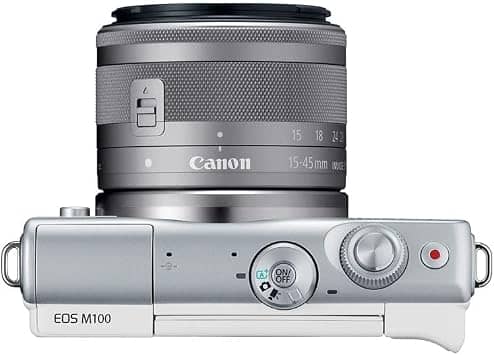 Canon EOS M100 Digital Cameras White New w/ 15-45mm Kit