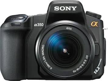Sony Alpha DSLRA350 Digital Cameras Black New Body Only