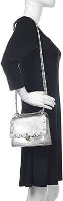 Fendi Kan I Shoulder Bag Women's bags Small Grey Unspecified New