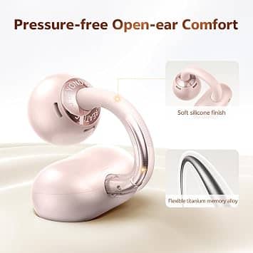 QCY Crossky C50 Headphones & Earbuds Gray New