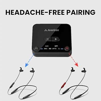 Avantree HT41866-Q Headphones & Earbuds Black New