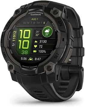 Garmin Instinct 3 – 45 mm, AMOLED Smartwatches Black 45mm New