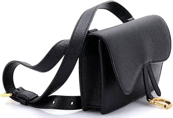 Dior Saddle Belt Bag Women's bags Unspecified Leather Silver New