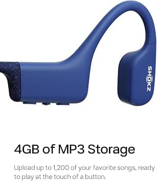 Shokz Open Swim Headphones & Earbuds Blue New